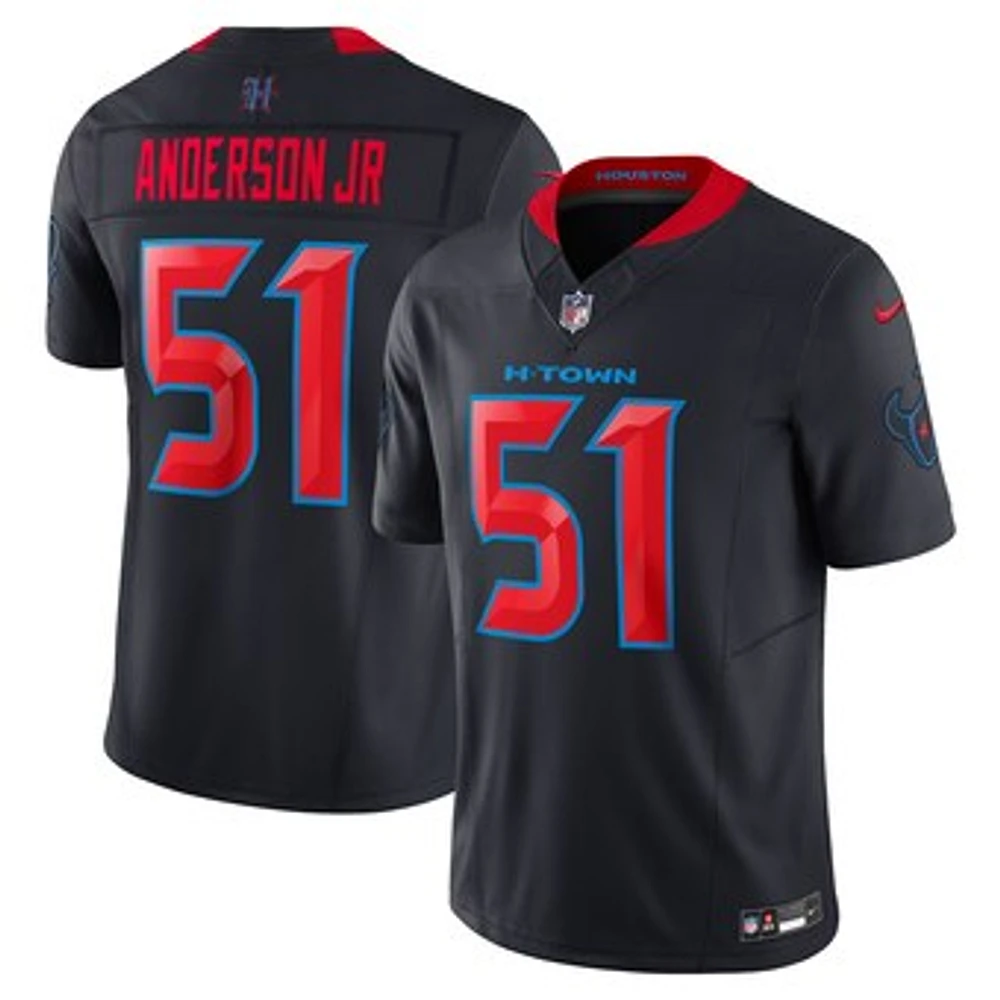 Men's Nike Will Anderson Jr. Navy Houston Texans 2nd Alternate Vapor F.U.S.E. Limited Jersey