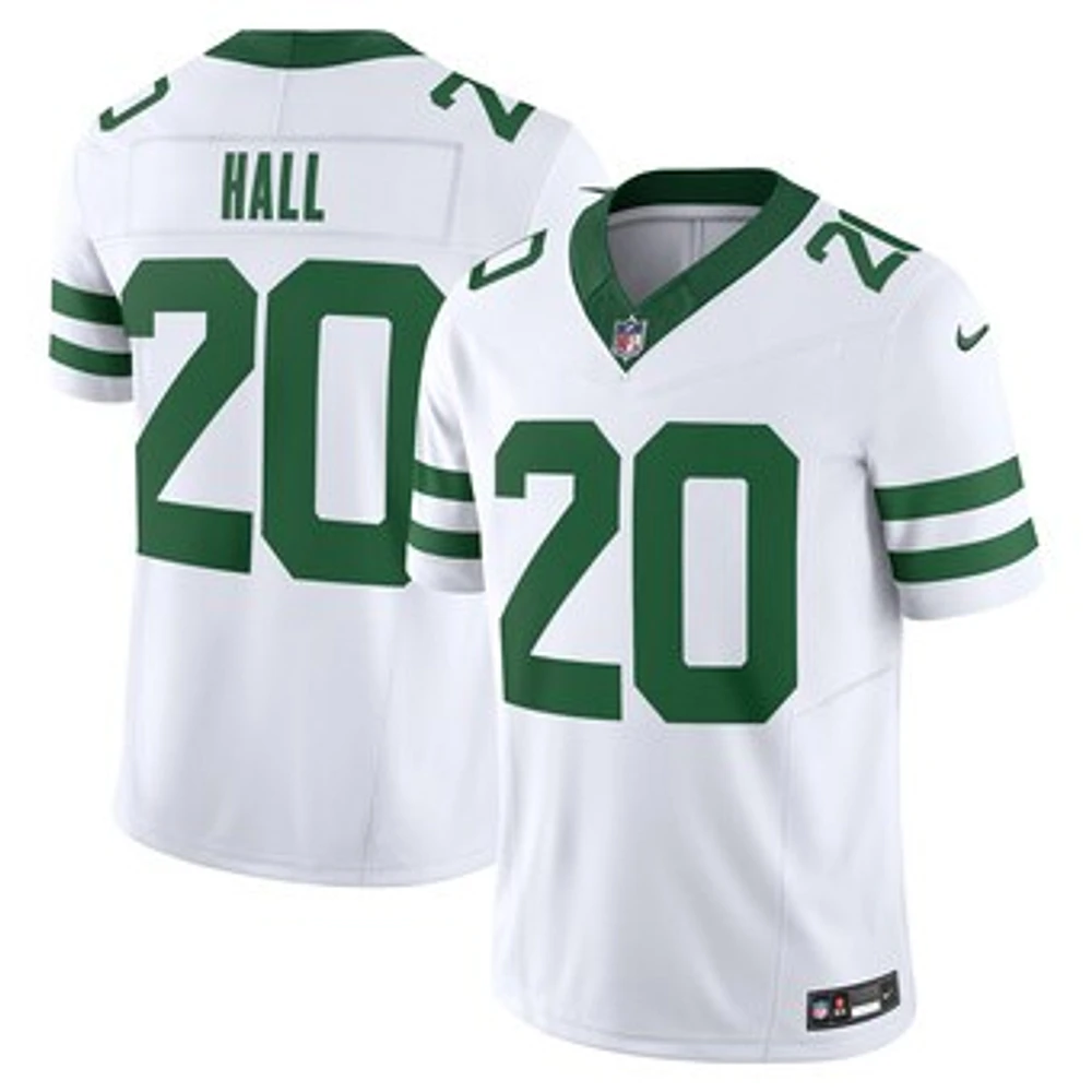 Men's Nike Breece Hall Legacy White New York Jets Vapor F.U.S.E. Limited Jersey