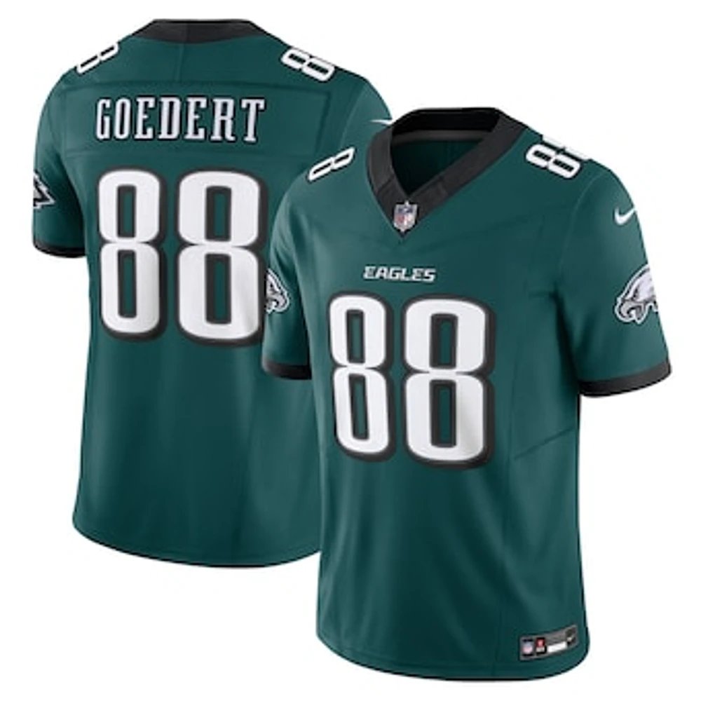 Men's Nike Dallas Goedert Midnight Green Philadelphia Eagles Vapor F.U.S.E. Limited Jersey