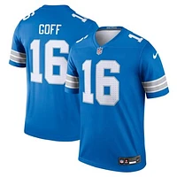 Men's Nike Jared Goff Blue Detroit Lions Team Legend Player Performance Top