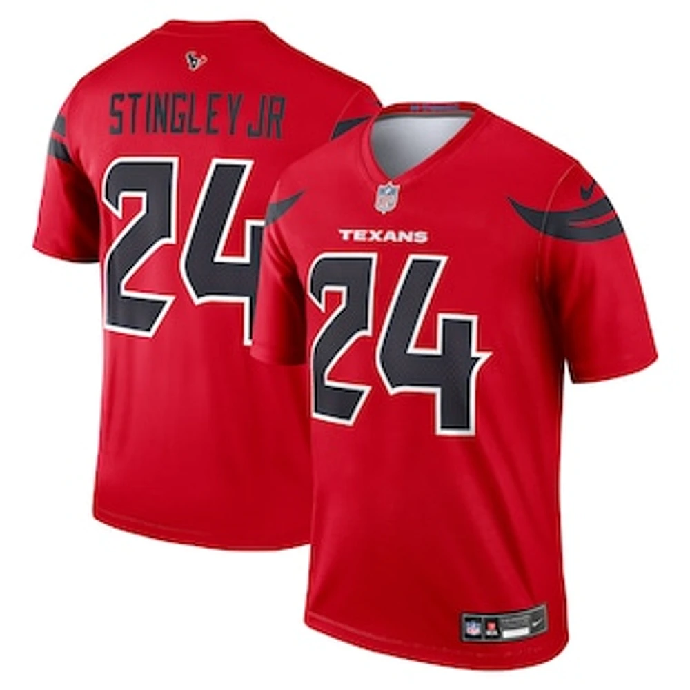 Men's Nike Derek Stingley Jr. Red Houston Texans Alternate Legend Player Performance Top