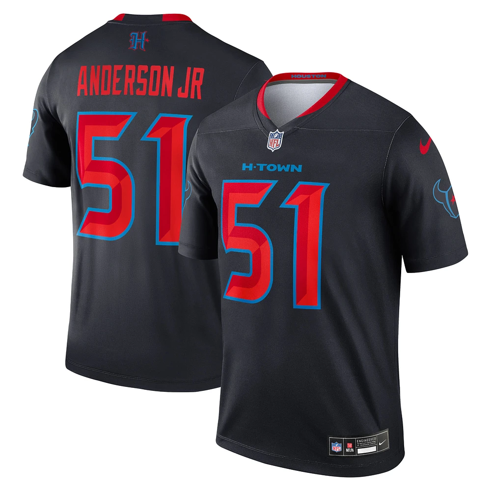 Men's Nike Will Anderson Jr. Navy Houston Texans Alternate Legend Player Performance Top