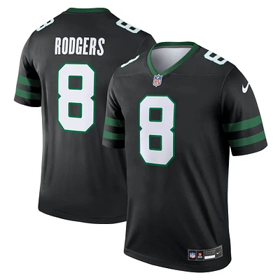 Men's Nike Aaron Rodgers Black New York Jets Alternate Legend Player Performance Top