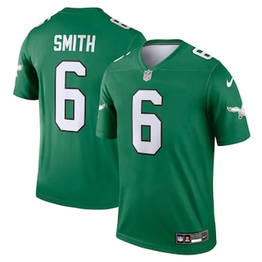 Men's Nike DeVonta Smith Kelly Green Philadelphia Eagles Alternate Legend Player Performance Top