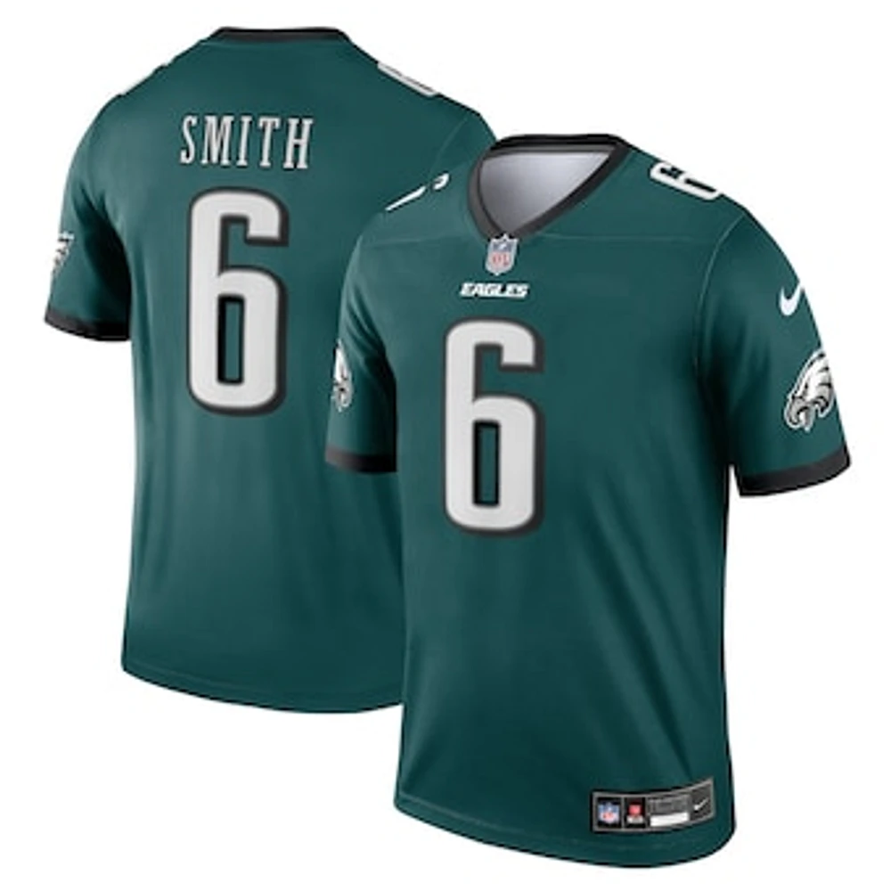 Men's Nike DeVonta Smith Green Philadelphia Eagles Team Legend Player Performance Top