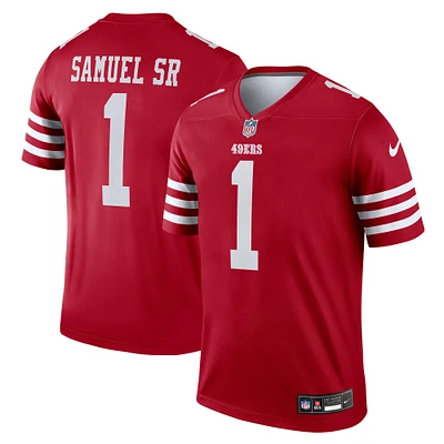 Men's Nike Deebo Samuel Sr Scarlet San Francisco 49ers Team Legend Player Performance Top