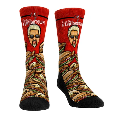 Unisex Rock Em Socks Tampa Bay Buccaneers NFL x Guy Fieri’s Flavortown Crew Socks