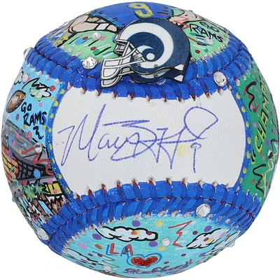 Matthew Stafford Los Angeles Rams Autographed Baseball - Art by Charles Fazzino - WN55911376