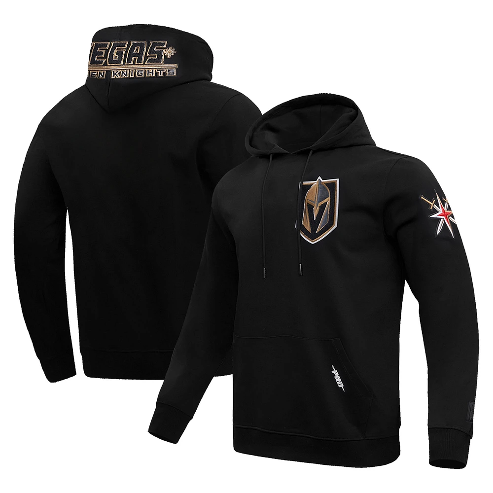 Men's Pro Standard Black Vegas Golden Knights Classic Pullover Hoodie