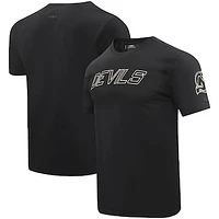 Men's Pro Standard Black New Jersey Devils Wordmark T-Shirt