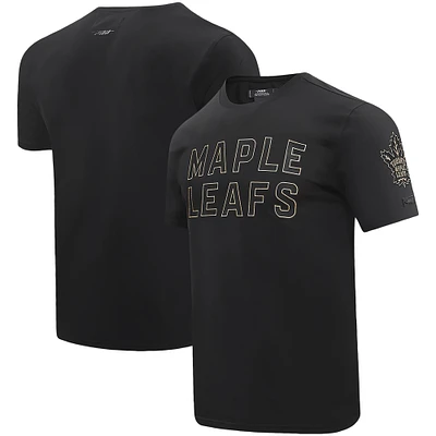 Men's Pro Standard Black Toronto Maple Leafs Wordmark T-Shirt