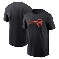 Men's Nike Black San Francisco Giants Local Team Skyline T-Shirt