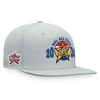 Men's Fanatics  Gray 2024 NHL All-Star Game Snapback Hat