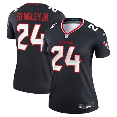 Women's Nike Derek Stingley Jr.  Navy Houston Texans Legend Player Performance Top