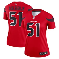 Women's Nike Will Anderson Jr.  Red Houston Texans Alternate Legend Player Performance Top