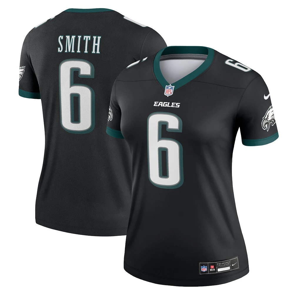 Women's Nike DeVonta Smith  Black Philadelphia Eagles Alternate Legend Player Performance Top