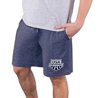 Men's Concepts Sport  Navy USA Swimming Quest Knit Jam Shorts