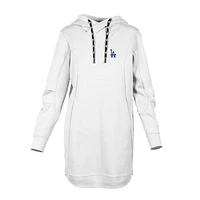 Women's Levelwear  White Los Angeles Dodgers Cover Insignia 2.0 Hoodie Dress