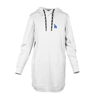 Women's Levelwear  White Los Angeles Dodgers Cover Insignia 2.0 Hoodie Dress