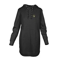 Women's Levelwear  Black Milwaukee Brewers Cover Insignia 2.0 Hoodie Dress
