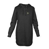 Women's Levelwear  Black Milwaukee Brewers Cover Insignia 2.0 Hoodie Dress