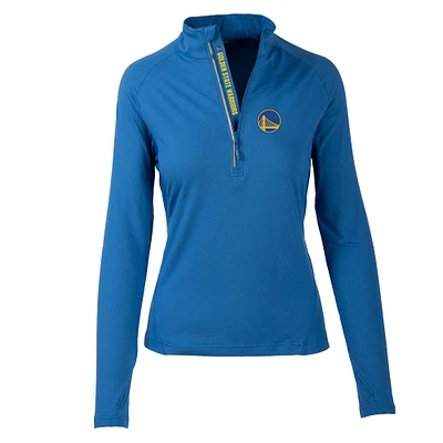 Women's Levelwear  Royal Golden State Warriors Energy Insignia Core Half-Zip Pullover Top