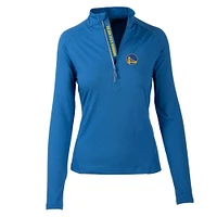 Women's Levelwear  Royal Golden State Warriors Energy Insignia Core Half-Zip Pullover Top