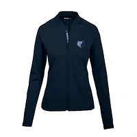 Women's Levelwear  Navy Memphis Grizzlies Ezra Insignia Core Full-Zip Jacket