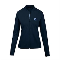 Women's Levelwear  Navy Memphis Grizzlies Ezra Insignia Core Full-Zip Jacket