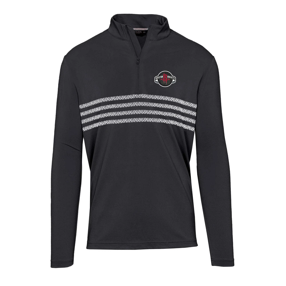 Men's Levelwear Houston Rockets Asher Insignia Core Quarter-Zip Pullover Top