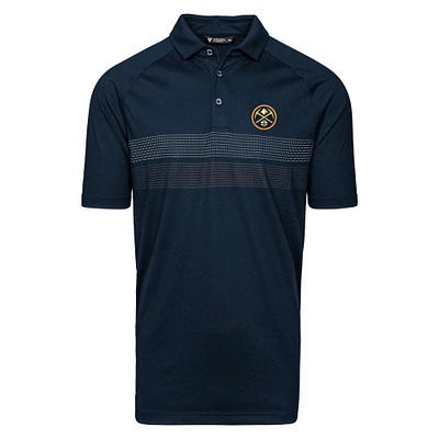 Men's Levelwear  Navy Denver Nuggets Mason Insignia Core Polo