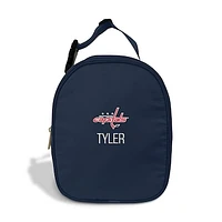 Chad & Jake  Navy Washington Capitals Personalized Insulated Lunchbox