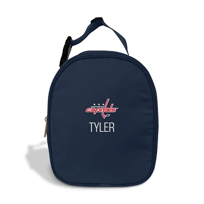 Chad & Jake  Navy Washington Capitals Personalized Insulated Lunchbox