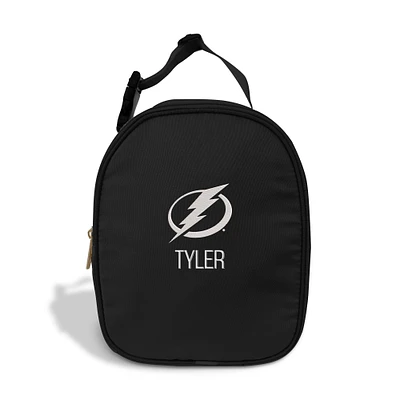 Chad & Jake  Black Tampa Bay Lightning Personalized Insulated Lunchbox