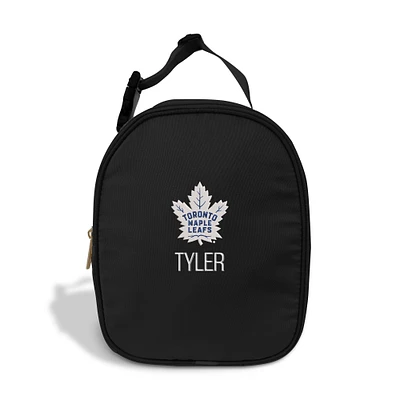 Chad & Jake  Black Toronto Maple Leafs Personalized Insulated Lunchbox