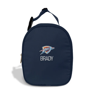 Chad & Jake  Navy Oklahoma City Thunder Personalized Insulated Lunchbox