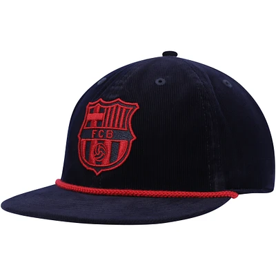 Men's Navy Barcelona Snow Beach Adjustable Hat