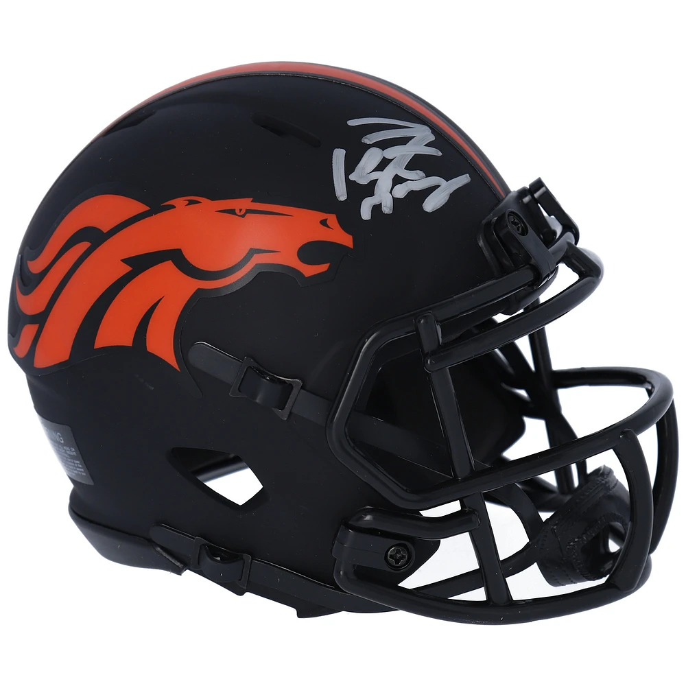 Peyton Manning Denver Broncos Autographed Riddell Mini Helmet