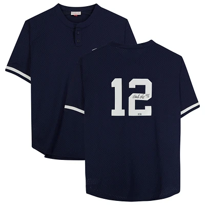 Wade Boggs New York Yankees Autographed Mitchell & Ness Cooperstown Collection Jersey with Inscription
