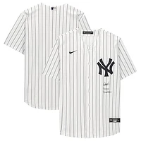 Deivi Garcia New York Yankees Autographed Nike Replica Jersey with "Bronx Bombers" Inscription