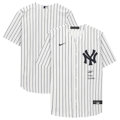 Deivi Garcia New York Yankees Autographed Nike Replica Jersey with "Bronx Bombers" Inscription