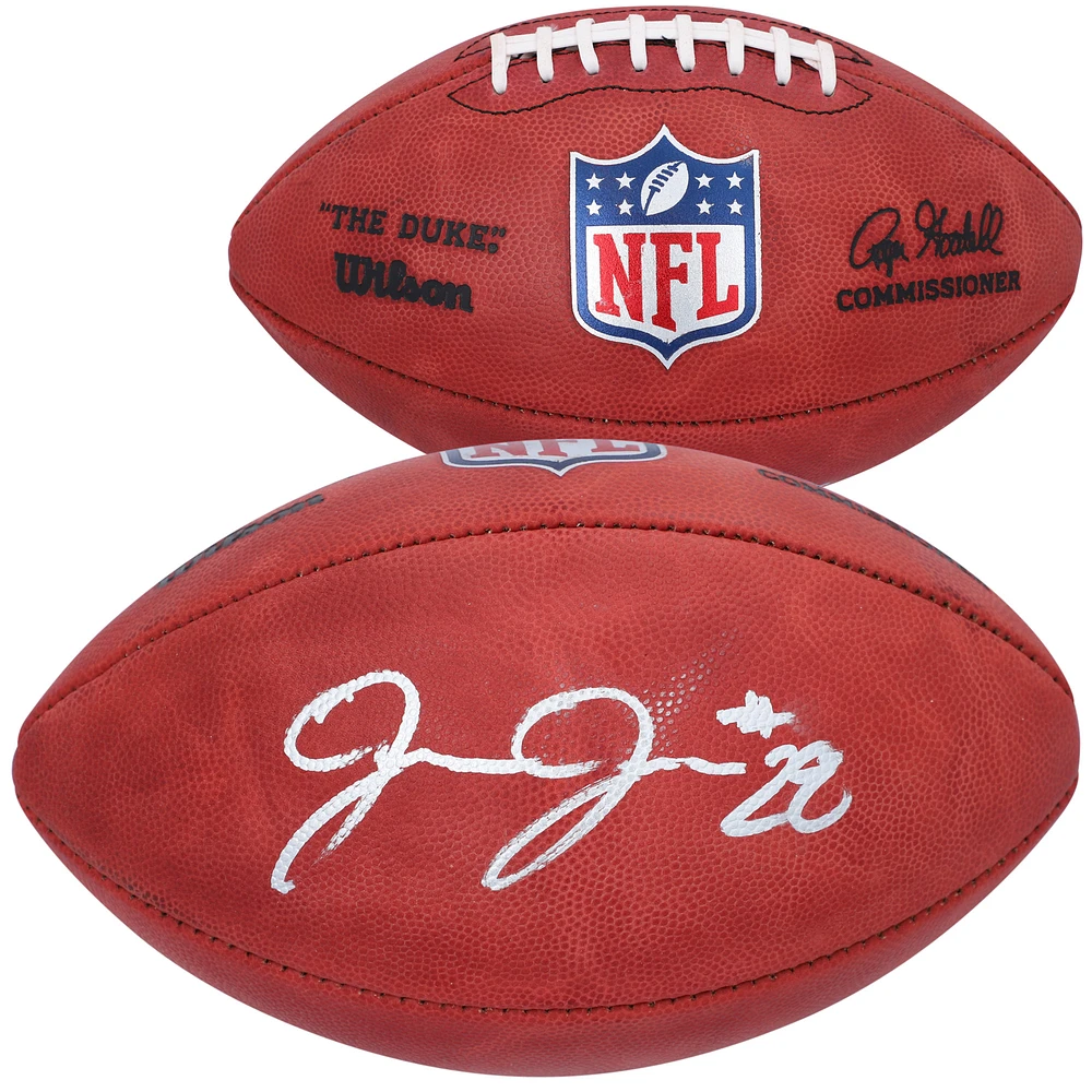 Josh Jacobs Las Vegas Raiders Autographed Wilson Duke Full Color Pro Football