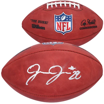 Josh Jacobs Las Vegas Raiders Autographed Wilson Duke Full Color Pro Football