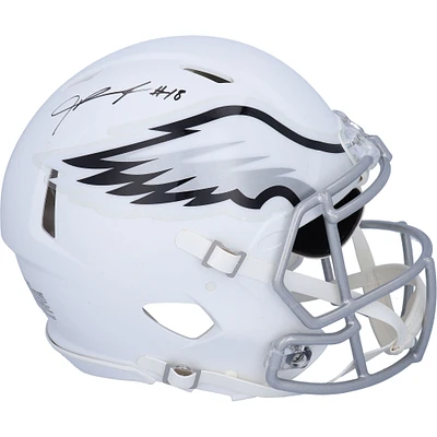 Jalen Reagor Philadelphia Eagles Autographed Riddell Helmet