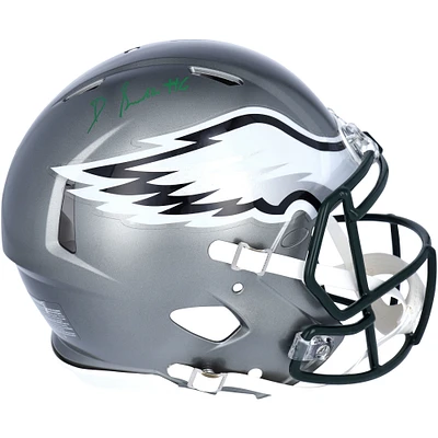DeVonta Smith Philadelphia Eagles Autographed Riddell Flash Speed Alternate Authentic Helmet