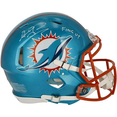 Tua Tagovailoa Miami Dolphins Autographed Riddell Flash Speed Alternate Authentic Helmet with "Fins Up" Inscription