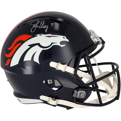 John Elway Denver Broncos Autographed Riddell Helmet