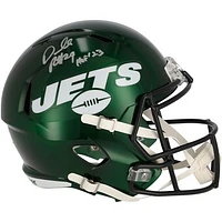 Darrelle Revis New York Jets Autographed Riddell Speed Replica Helmet with "HOF '23" Inscription