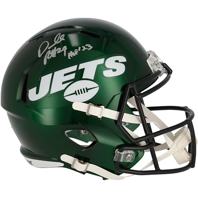 Darrelle Revis New York Jets Autographed Riddell Speed Replica Helmet with "HOF '23" Inscription