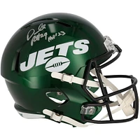 Darrelle Revis New York Jets Autographed Riddell Speed Replica Helmet with "HOF '23" Inscription
